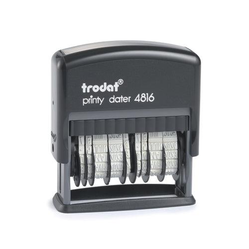 Trodat Original Printy Double Date Rectangular 4816