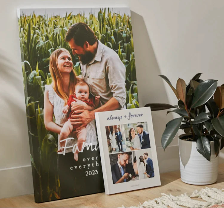 Customisable Printed framed canvas