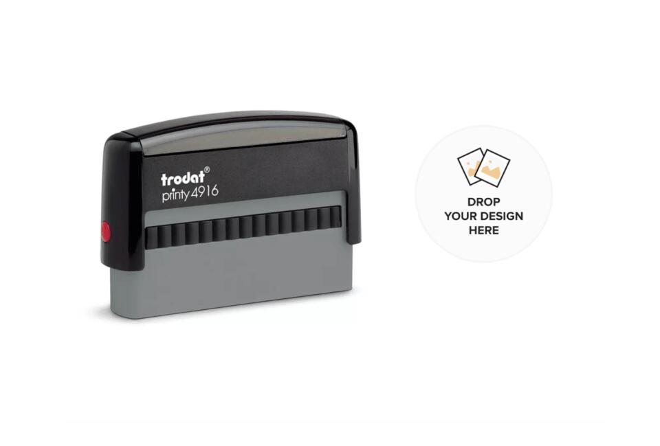 Trodat Original Printy Text Rectangular 4916 Customisable Stamp