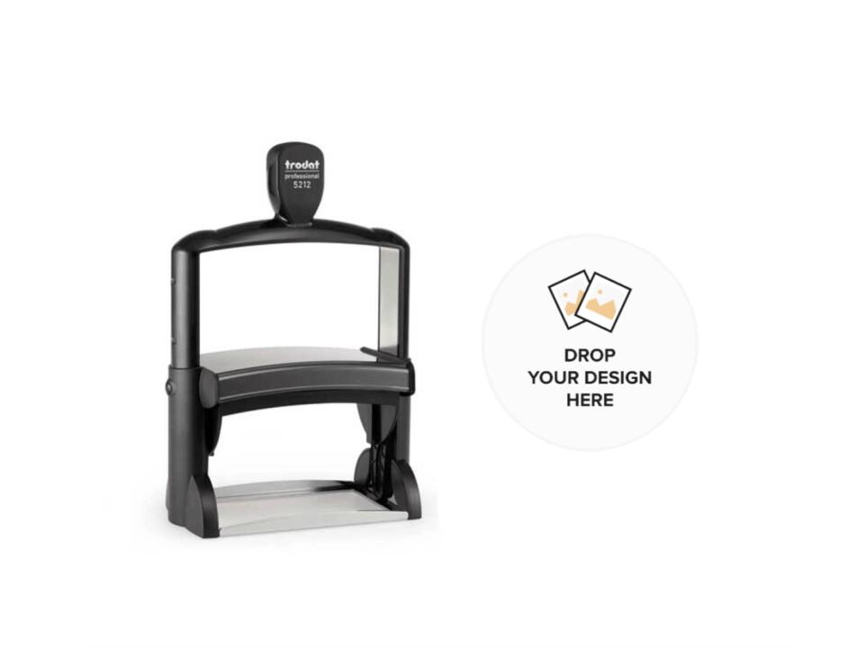 Trodat Professional Text Rectangular 5212 Customisable Stamp
