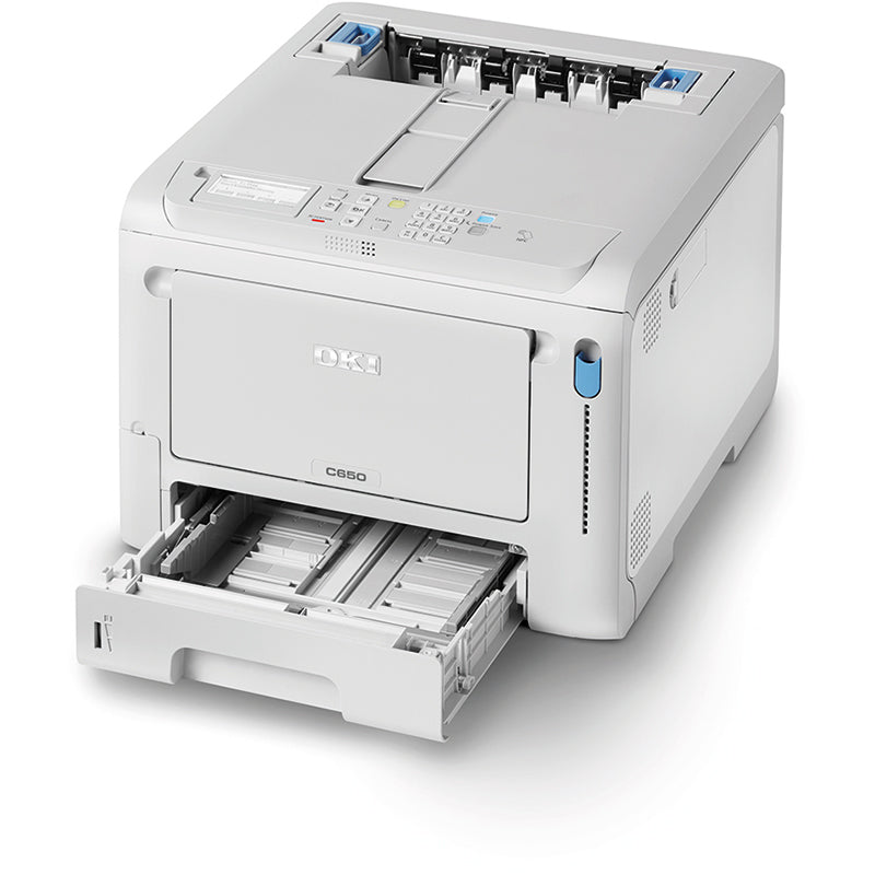 Oki C650DN TMT Enhanced A4 CMYK Colour Printer with Space Control Basic