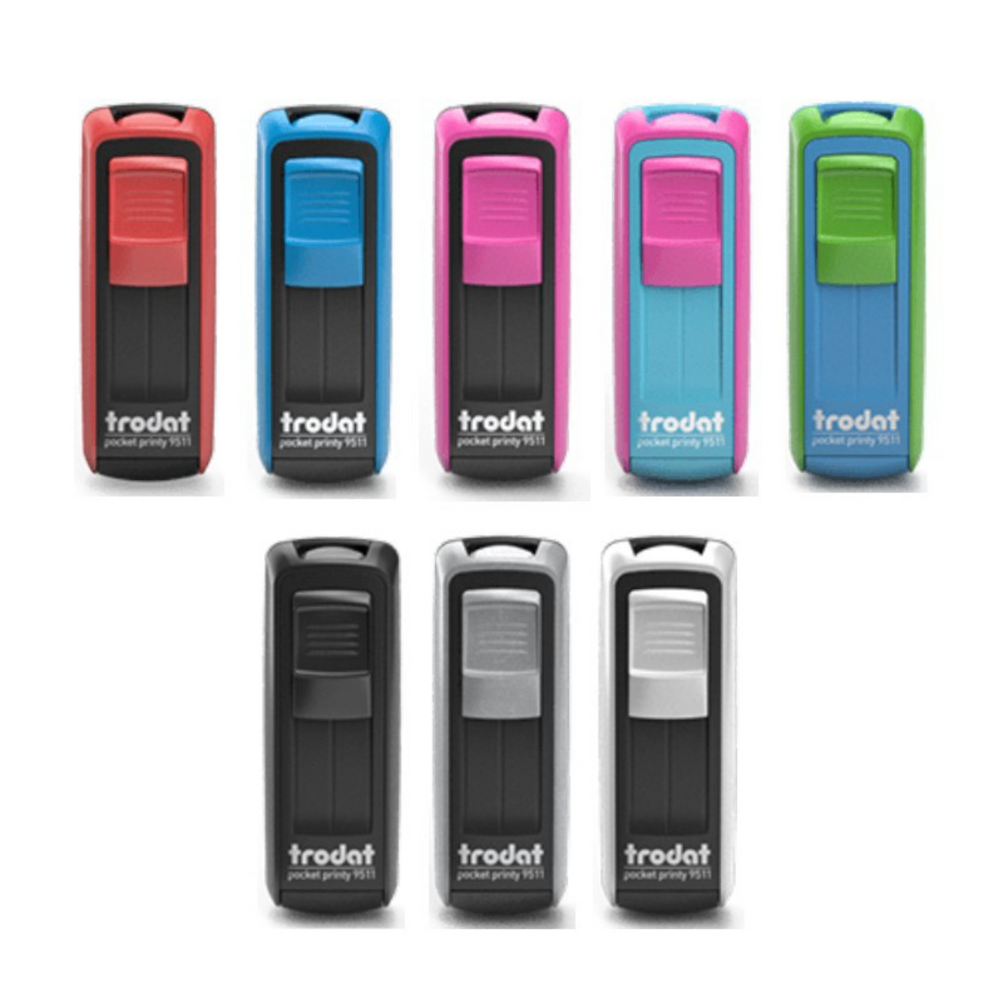 Trodat Pocket Printy Text 9511 all colours and display included | Trodat