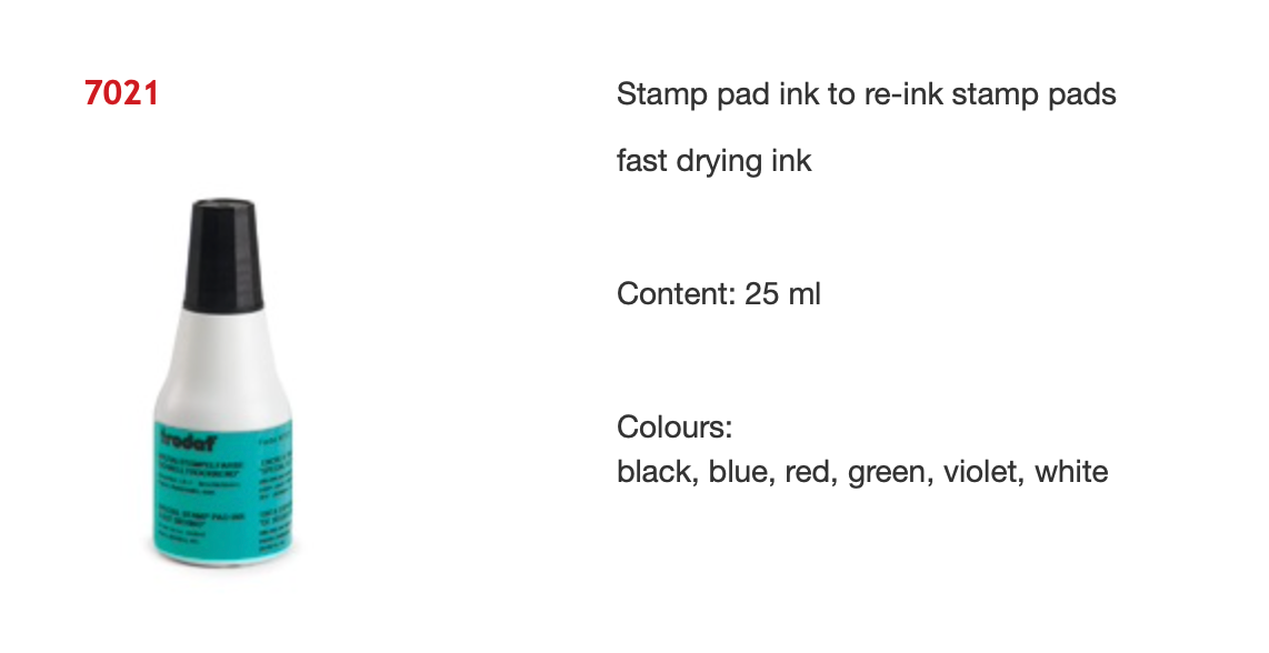 Trodat INK 7021 BLUE | Trodat