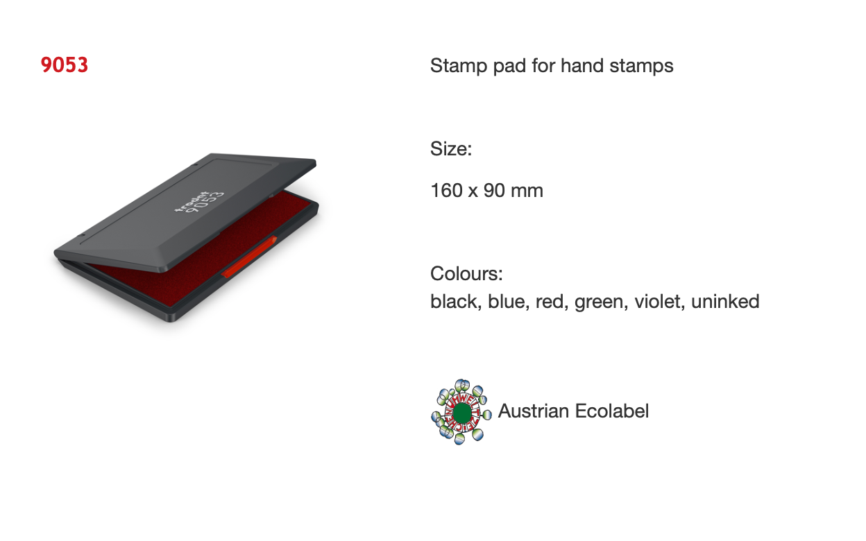 Trodat stamp pad for hand stamps | Trodat
