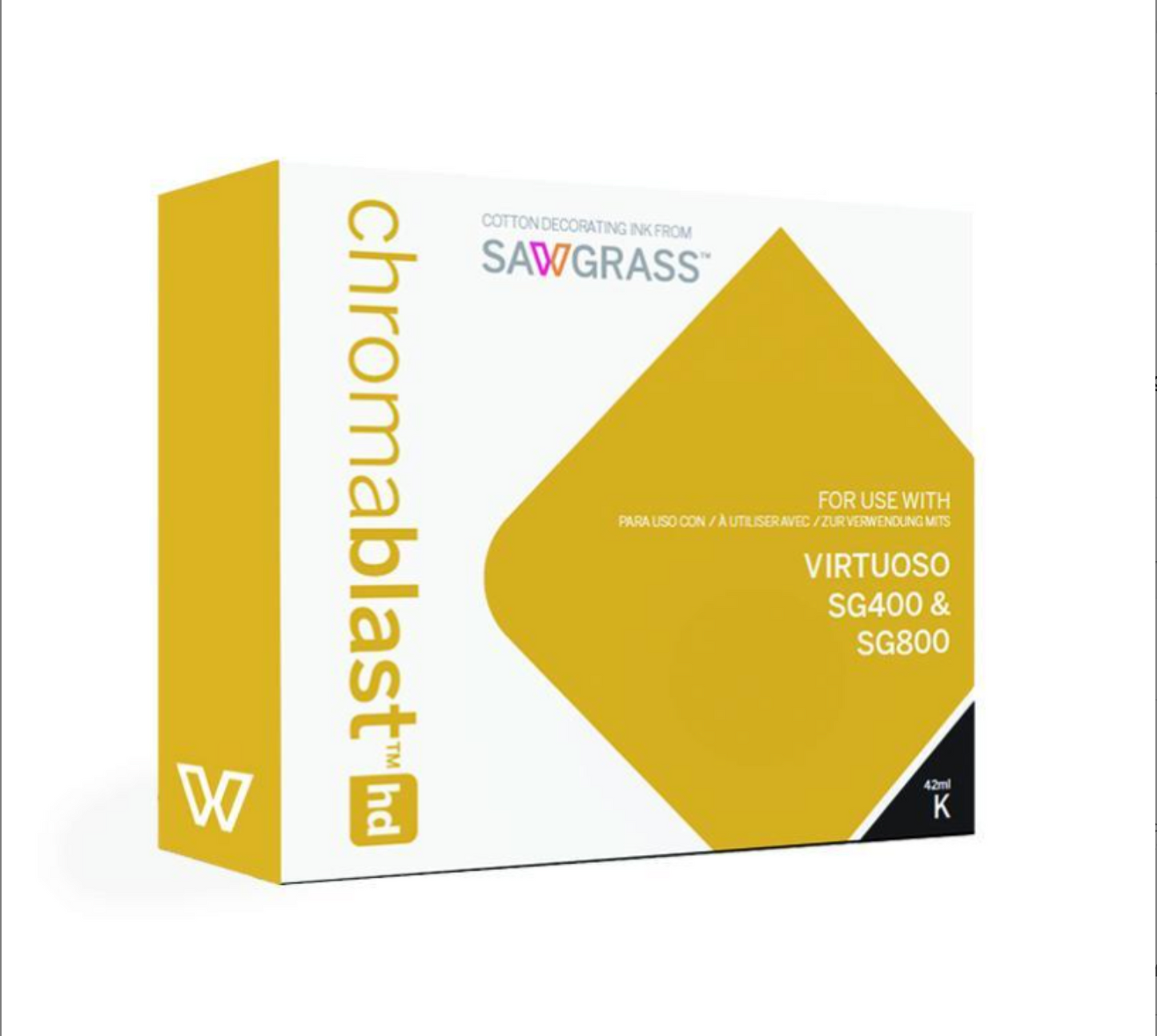 Sawgrass Yellow CHROMABLAST VIRTUOSO SG400 & SG800 HD 29/42ML INK CARTRIDGES | Sawgrass