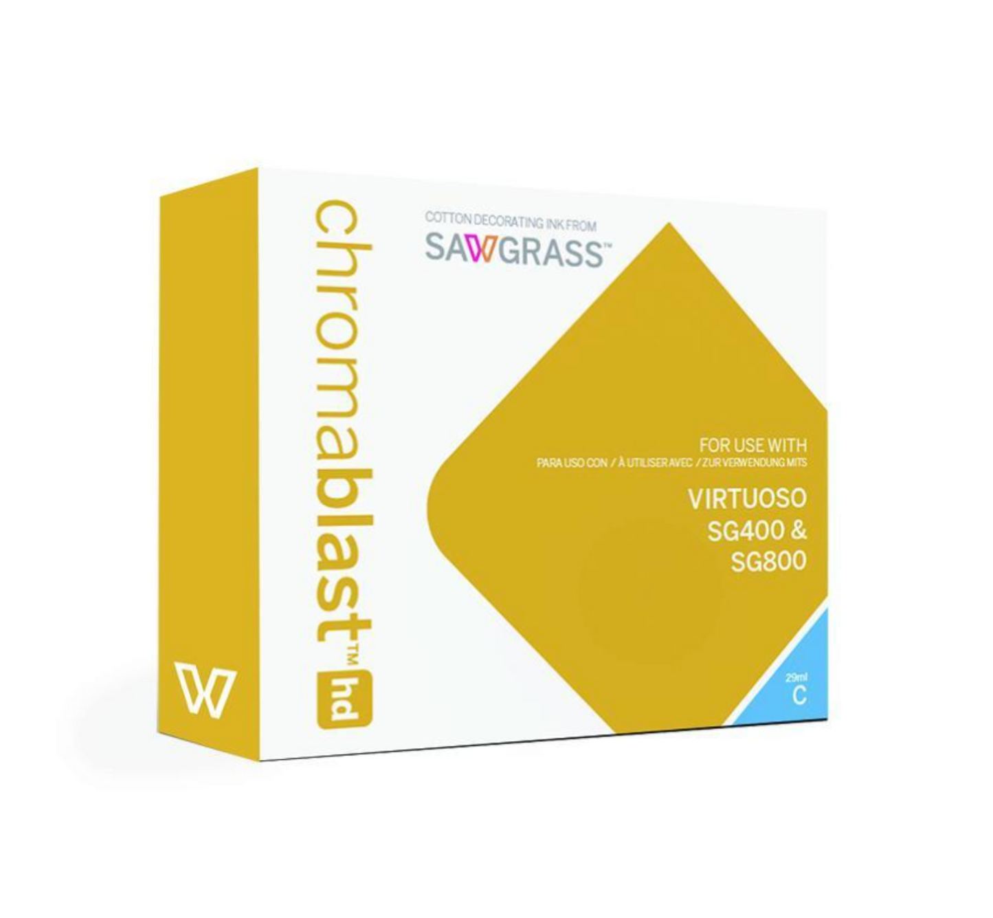 Sawgrass Yellow CHROMABLAST VIRTUOSO SG400 & SG800 HD 29/42ML INK CARTRIDGES | Sawgrass
