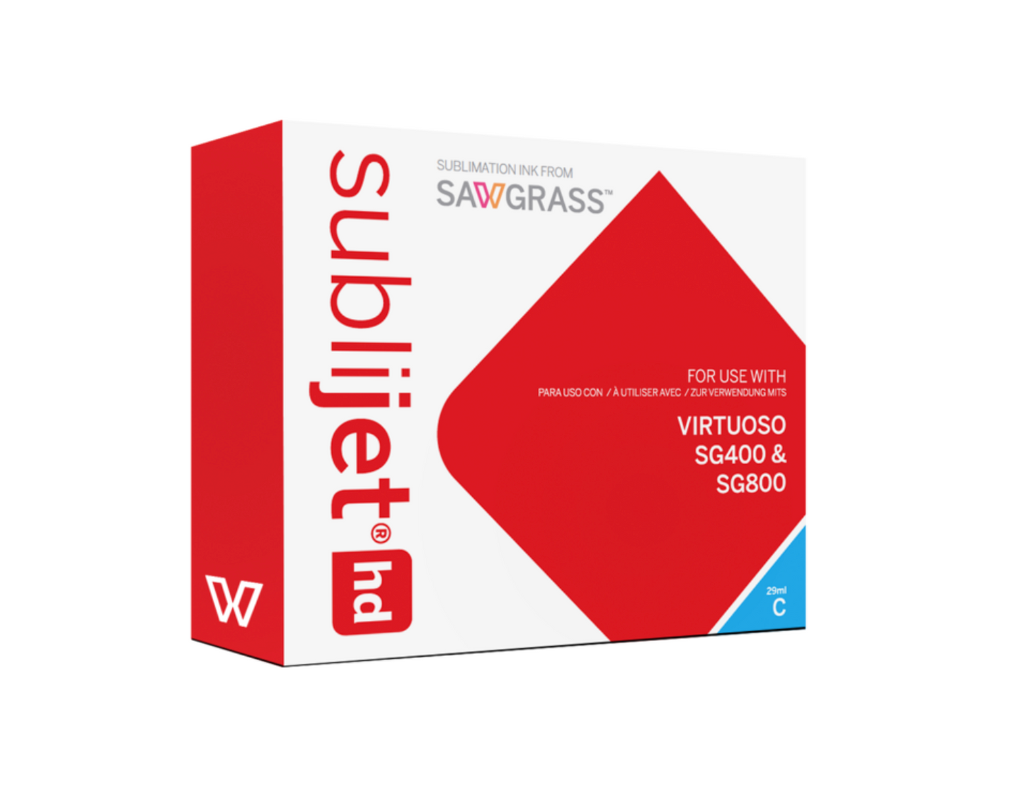 Sawgrass Ink cartridge Sublijet-HD (Printer: SG400/800, Cartridge: Yellow 29ml) | Sawgrass