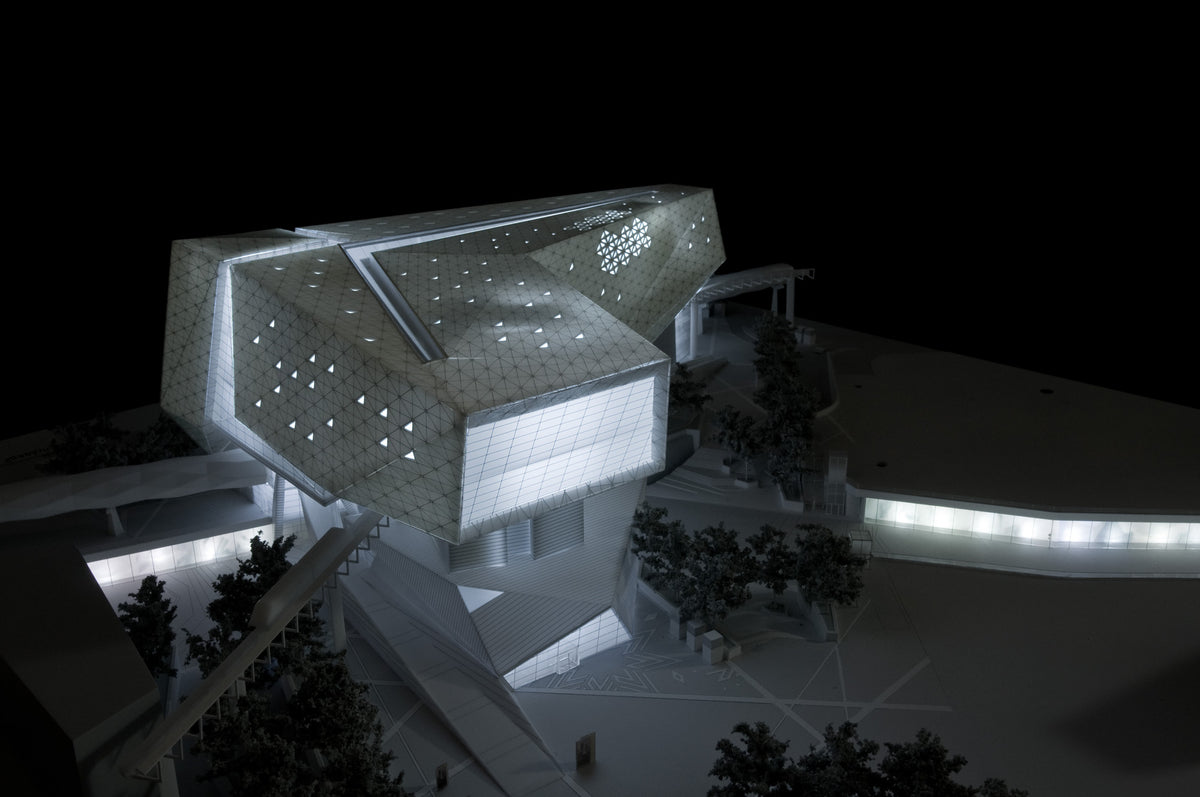 Laser-cut architectural model