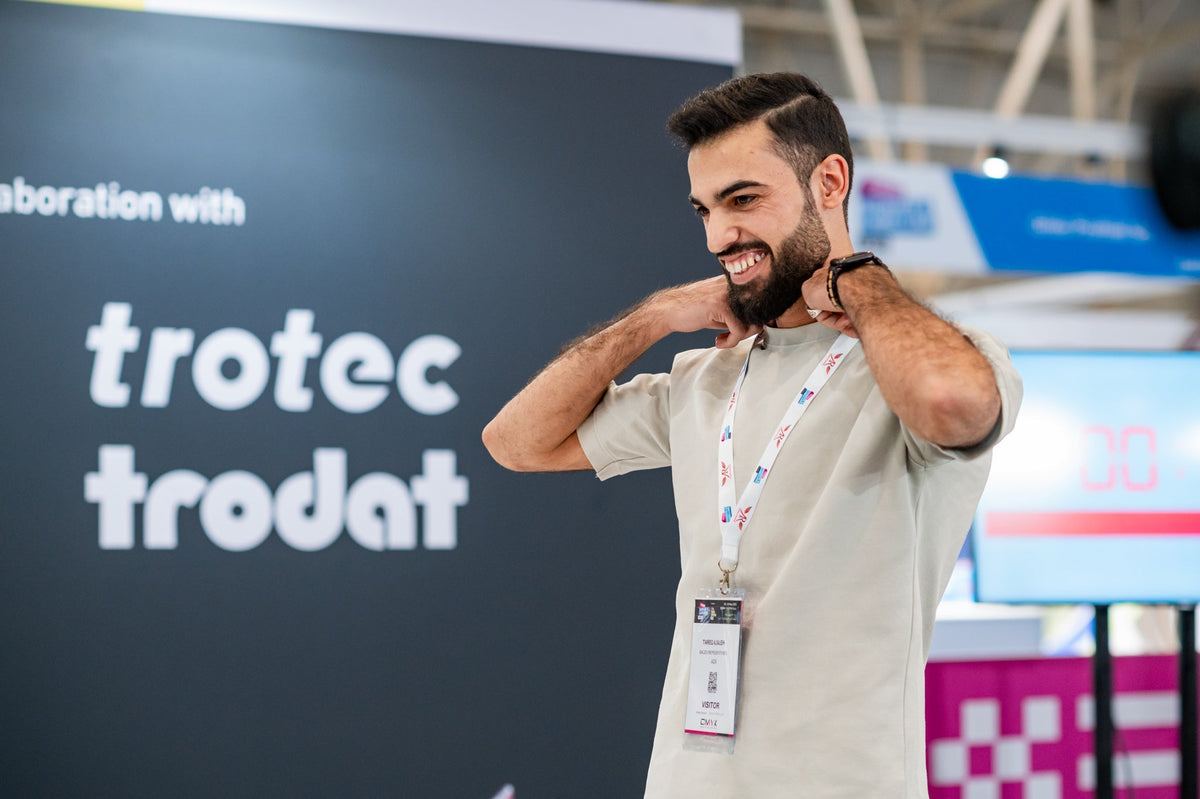 Lawazen booth at Saudi Signage & Labelling Expo 2025