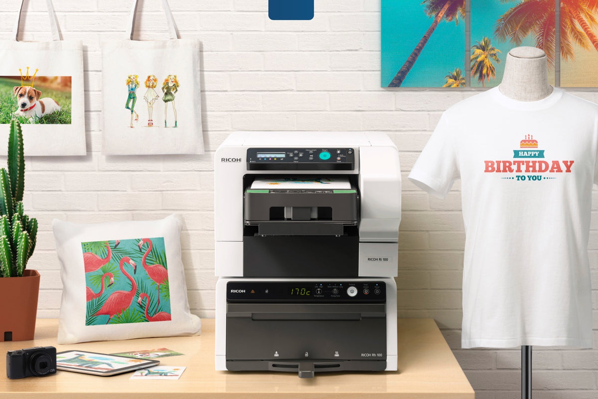 Ricoh Ri 100 direct-to-garment printer
