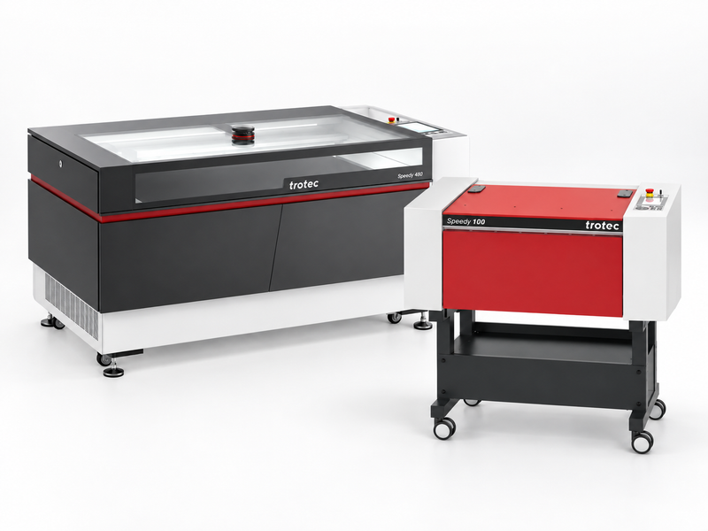 Trotec Speedy laser engraver family