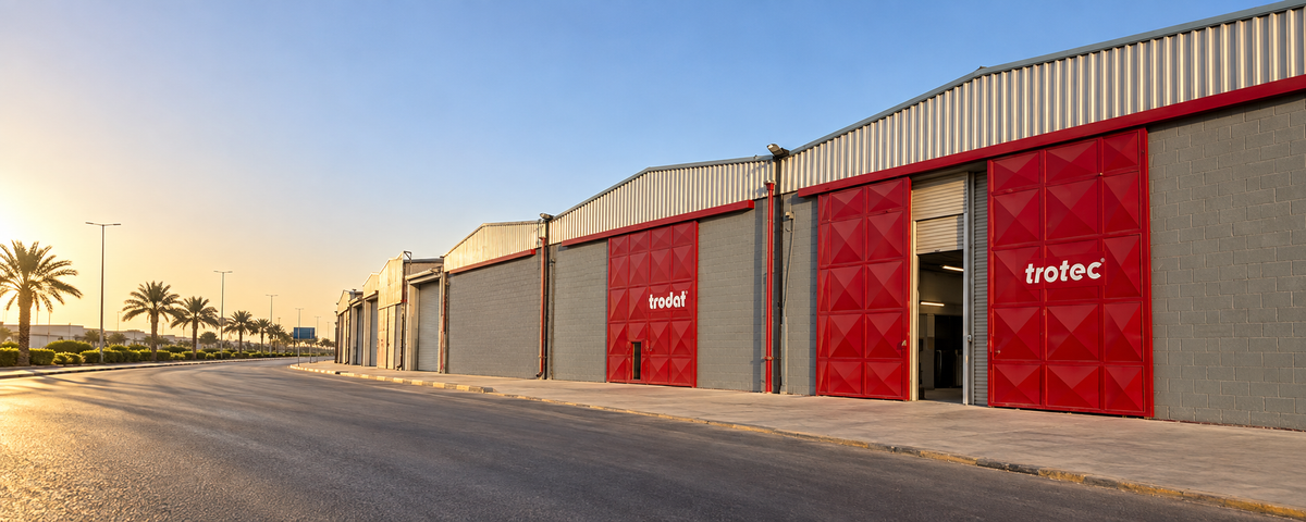 The Lawazen head office and showroom building in Riyadh