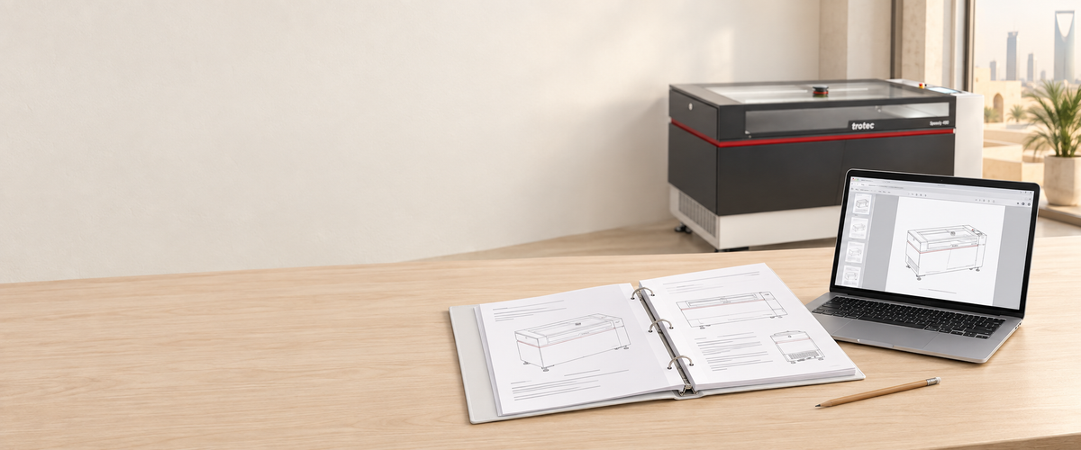 Trotec machine manuals and documents