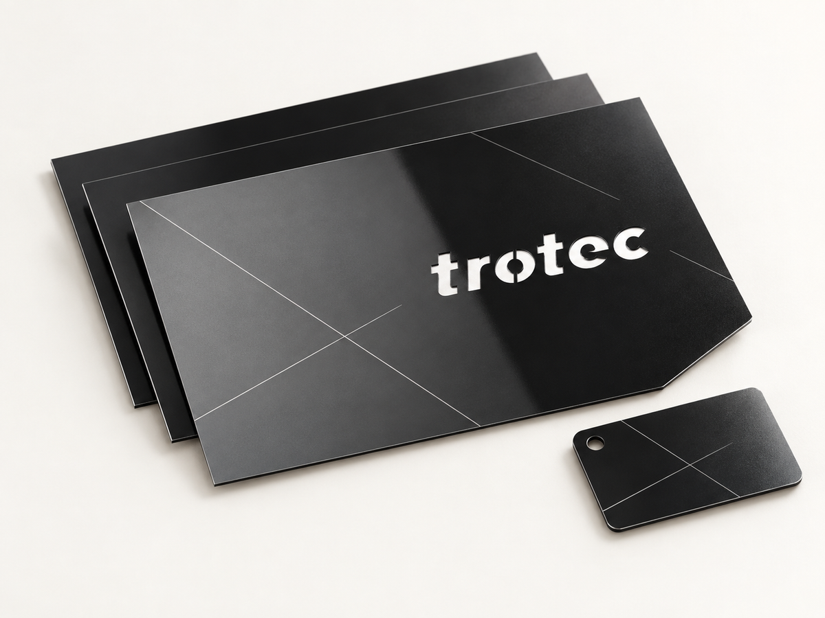 Trotec TroLase Metallic engraving laminate sheets