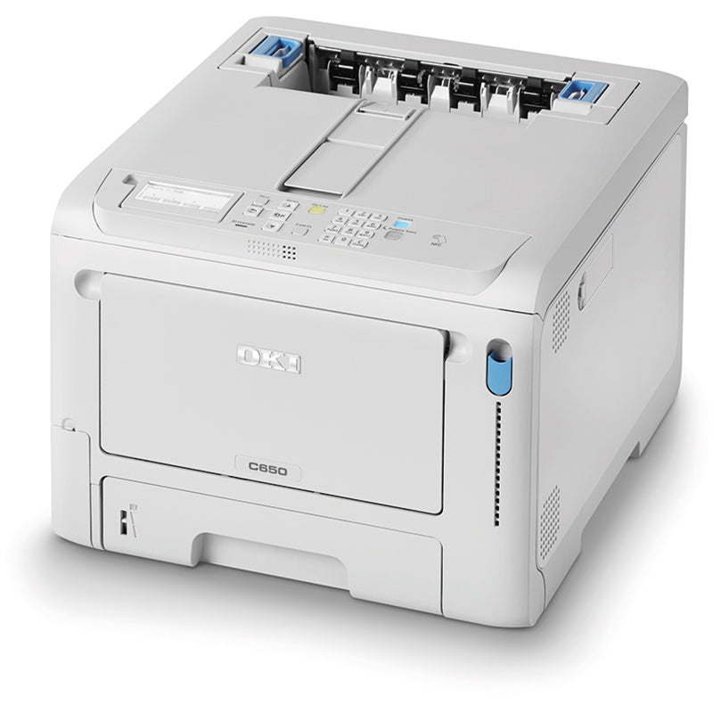 Oki C650DN TMT Enhanced A4 CMYK Colour Printer with Space Control Basic