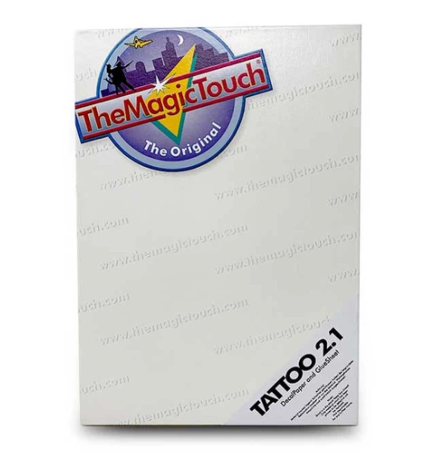 The Magic Touch Temporary Tattoo A4 Paper plus Adhesive Sheets 25 Sets | The Magic Touch