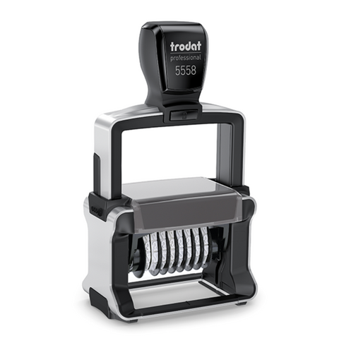 Trodat Professional Number With Text Rectangular 5558/PL | Trodat