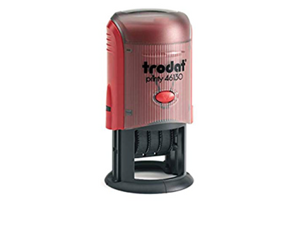 Trodat Original Printy Date With Text Round And Oval 46130 Arabic | Trodat
