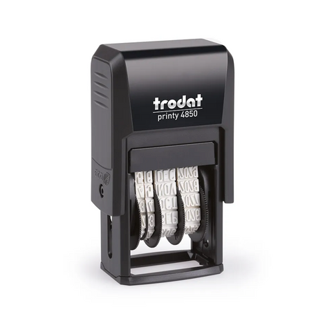 Trodat Original Printy Date With Text Rectangular 4850 Arabic | Trodat