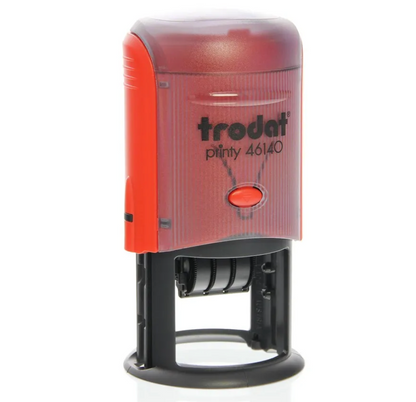 Trodat Original Printy Time With Date Round And Oval 46140/U24 Arabic | Trodat