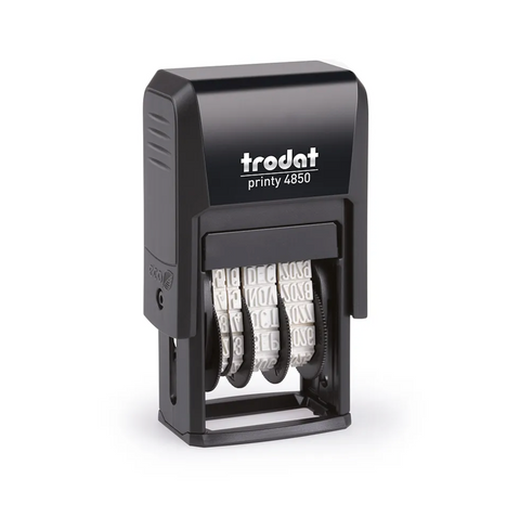 Trodat Original Printy Date With Text Rectangular 4850 English | Trodat