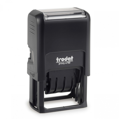 Trodat Original Printy Date With Text Rectangular 4750 English | Trodat