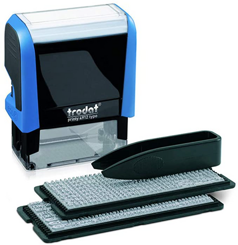 Trodat Original Printy Typomatic D-I-Y Stamp Text Rectangular 4912 TYPO Arabic | Trodat