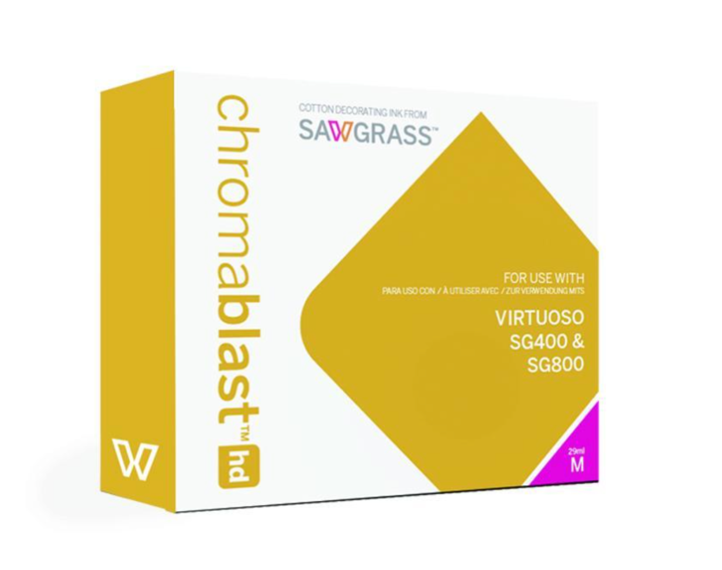 Sawgrass Yellow CHROMABLAST VIRTUOSO SG400 & SG800 HD 29/42ML INK CARTRIDGES | Sawgrass